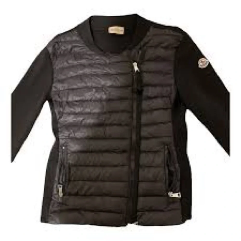 Moncler Maglia Cardigan Tricot Down Black jacket/sweater jacket - Picture 5 of 7